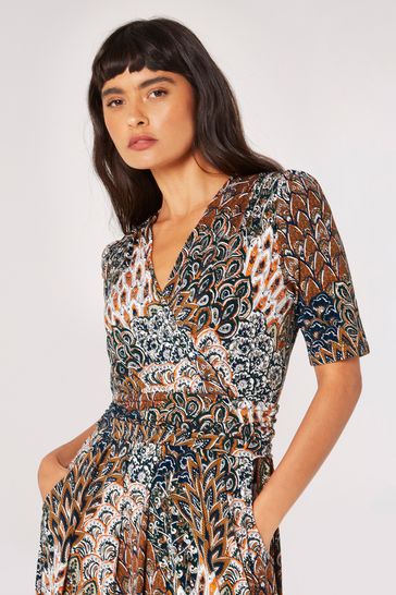 Apricot shop tribal dress