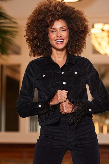 Velvet best sale denim jacket
