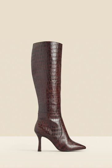 Croc high sales knee boots