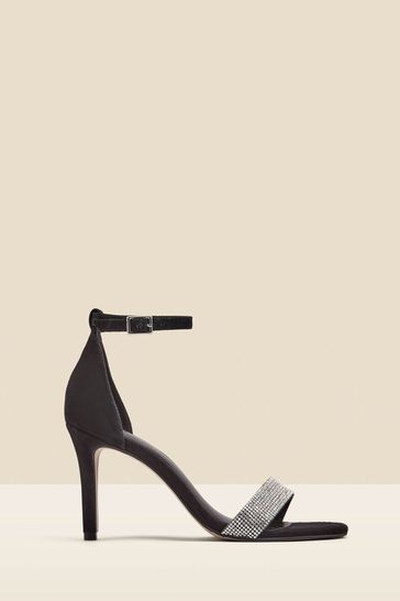 3 strap barely there heels top