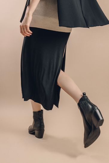 Moda in shop pelle grey boots