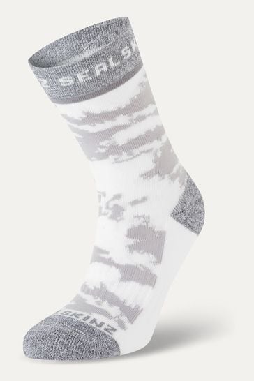 SEALSKINZ Womens Reepham Mid Length Jacquard Active Socks