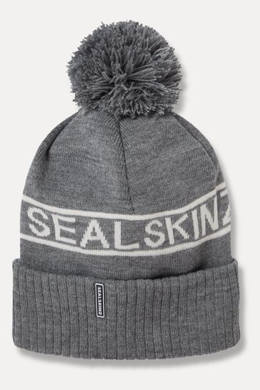 SEALSKINZ Heacham Waterproof Cold Weather Icon Bobble Hat
