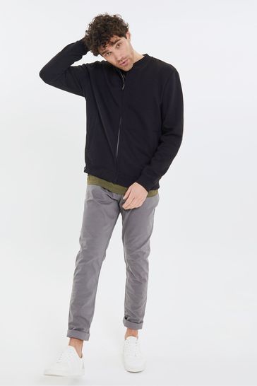 Mens zip store through fleece