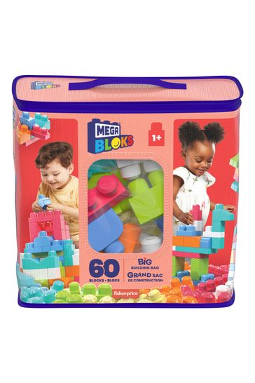 Mega bloks 60 pieces hot sale pink