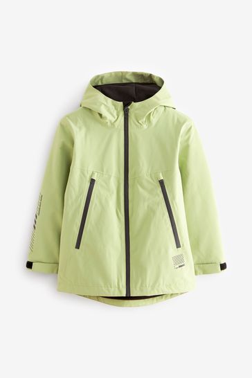 Boys green rain jacket best sale