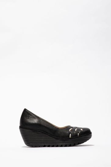 Fly London Yubi Black Shoes