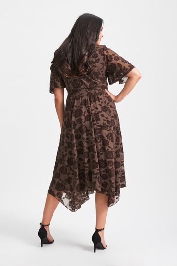 Scarlett and jo hot sale hanky hem dress
