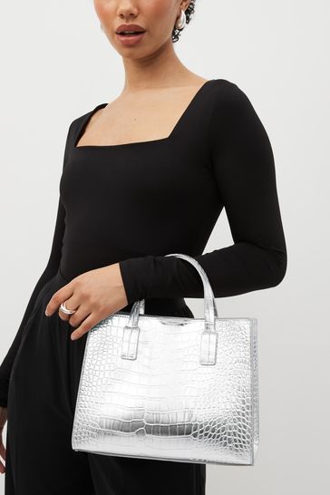 Metallic discount tote bag