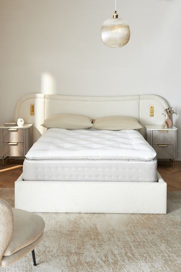 Wool pillow shop top mattress