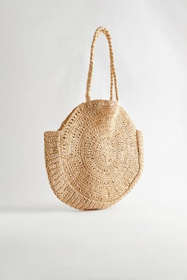 Circle straw tote online