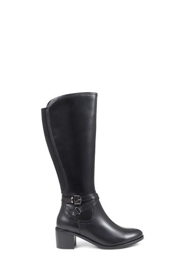 Buy Pavers Smart Tall Black Heeled Boots from Next Luxembourg