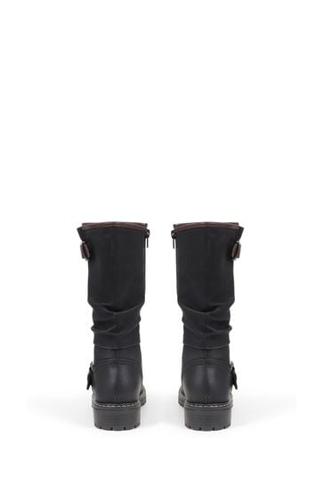 Mid calf outlet moto boots