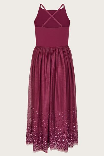 Monsoon red hot sale sequin dress