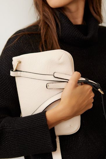 Double pocket hot sale crossbody bag
