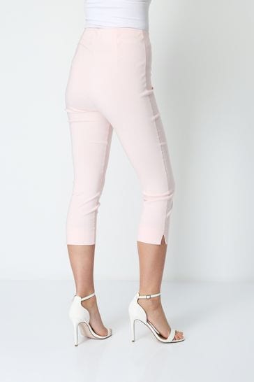 Buy Roman Blush Pink Cropped Stretch Trousers from Next Ireland