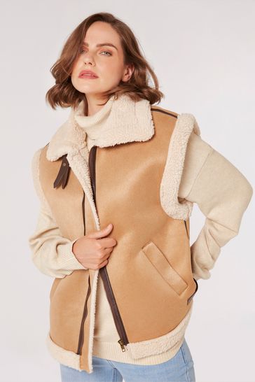 Laura ashley hotsell fur gilet
