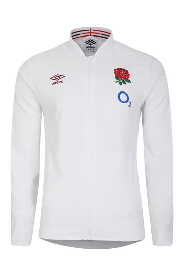 Buy Umbro White England Anthem Rugby Jacket from Next Ireland