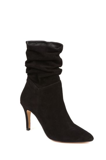 Buy Jones Bootmaker Luisa Leather Stiletto Black Heels Boots from
