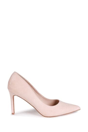 Linzi Cream Overjoyed Stiletto Pointed Court Heels
