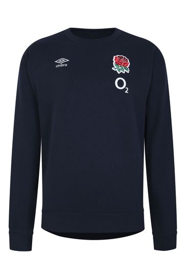 Umbro Blue England Rugby Fleece Sweatshirt