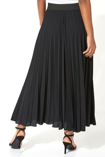 Long pleated maxi skirt store