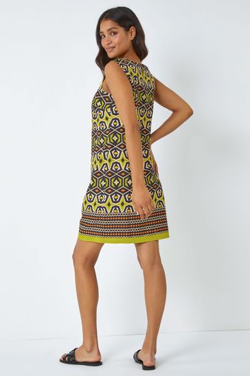Next border sale print shift dress
