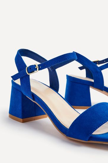 Buy Linzi Cobalt Blue Darcie Barely There Block Heeled Sandals from Next Kuwait