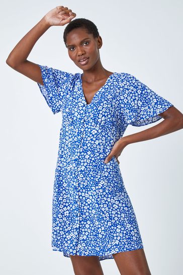 Roman fit shop and flare dress