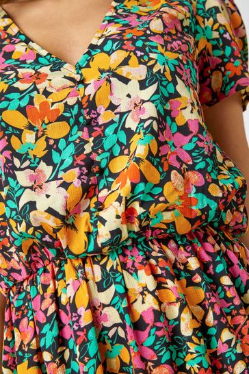 Ditsy print discount skater dress