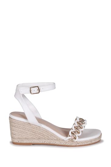 Buy Linzi Aurelia Heeled Wedges with Rope Detail from the Laura