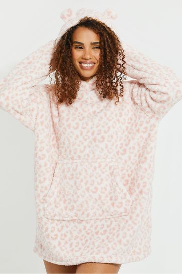 Buy Threadbare Pink Cosy Oversized Blanket Hoodie from Next USA