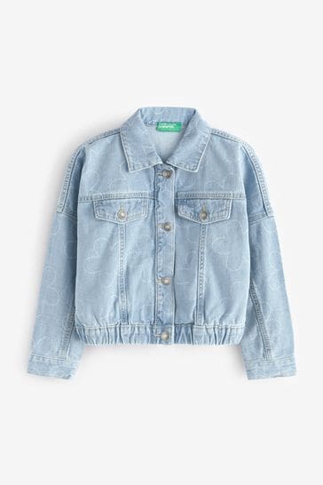 Benetton Girls Bleu Denim Jacket