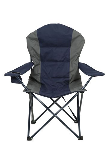 Mountain Warehouse Blue Deluxe Camping Chair