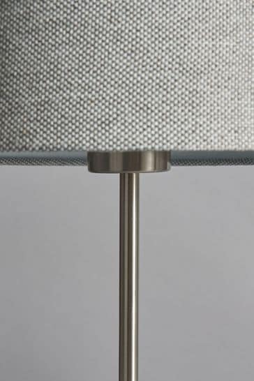 BHS Satin Nickel Stassy Tripod Feet Table Lamp