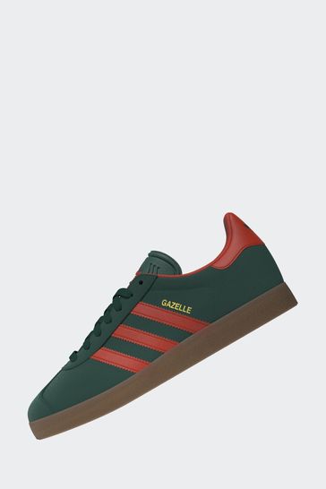 Adidas gazelle mens dark green deals