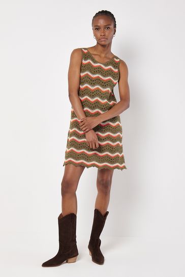 Apricot shift dress outlet