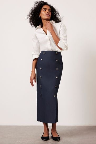 Next button skirt top