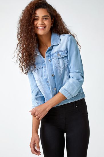 Roman Black Denim Jacket