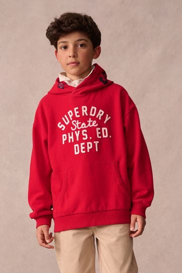 Buy Superdry Red Oversized Hoodie from Next Denmark