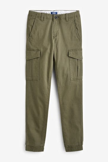Buy JACK JONES JUNIOR Slim Fit Cuffed Marco Cargo Trousers from Next Bahrain