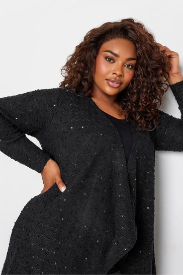 Black party cardigan hotsell