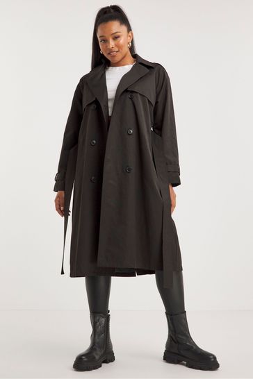 Black trench coat near on sale me