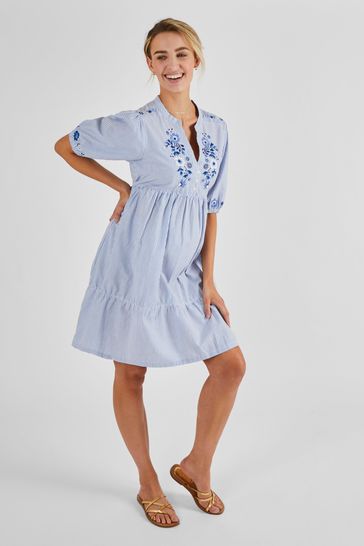 Maternity embroidered dress store