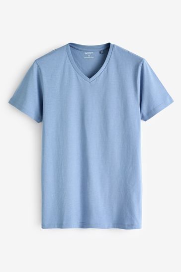 Mens 100 cotton v neck t shirts outlet