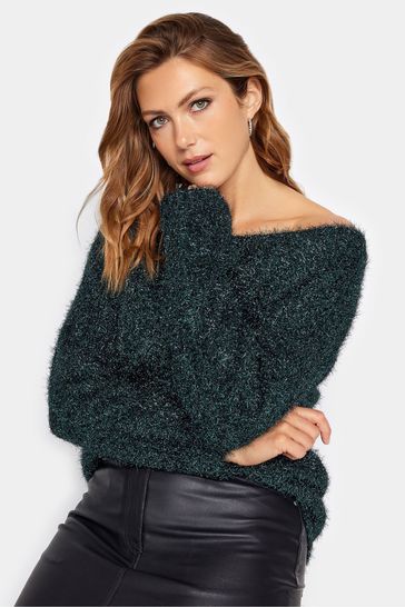 Buy Long Tall Sally Blue Tinsel Jumper from Next Luxembourg
