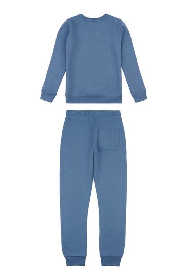 Buy Ben Sherman Boys Blue Target Crew and Jogger Set from the Laura Ashley online shop