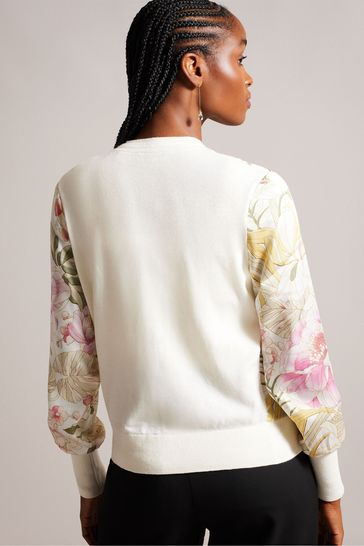 Ted baker floral cardigan top