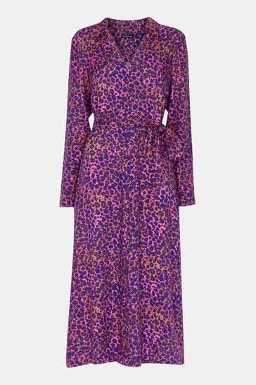 Next pink leopard top dress