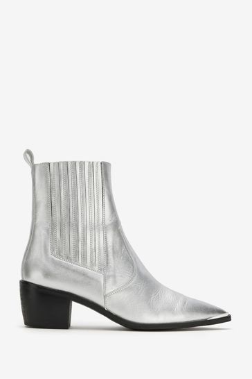 Mint velvet silver boots clearance